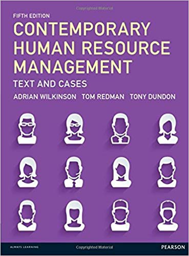 Contemporary Human Resource Management Text and Cases